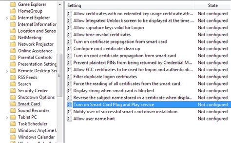 windows 10 smart card service install|install smart card windows 10.